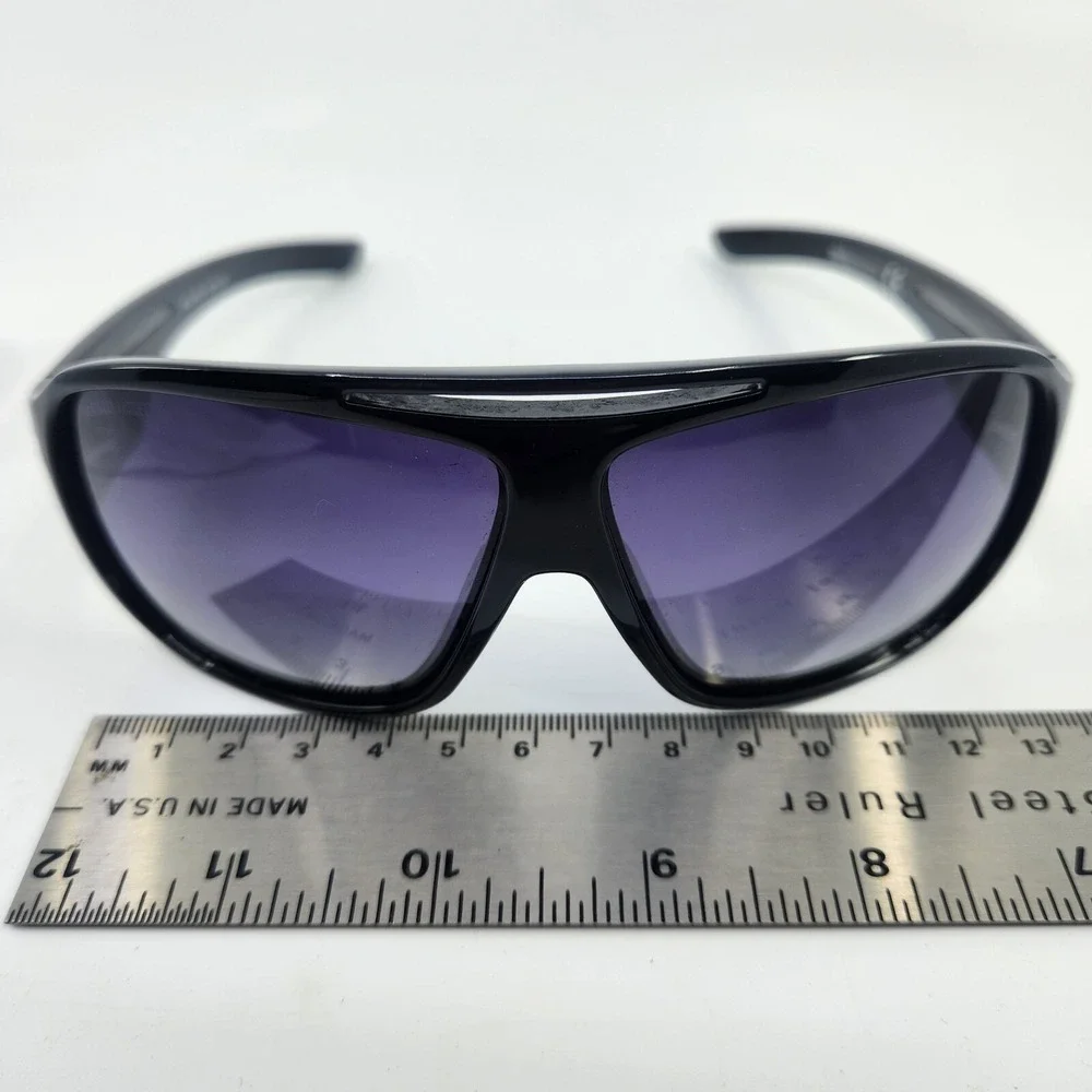 Fratelli Rossetti 4327 Sunglasses Black‎ Acetate Italy Vintage 90s Gradient Lens